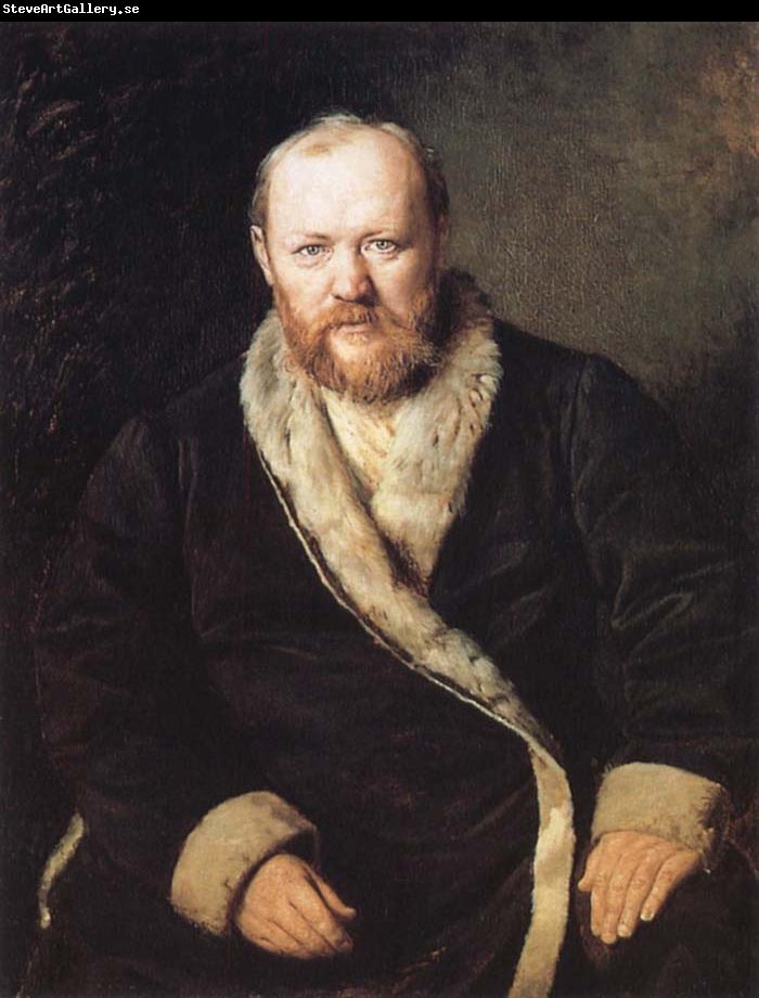 Vasily Perov Portrait of the Writer Alexander Ostrovsky